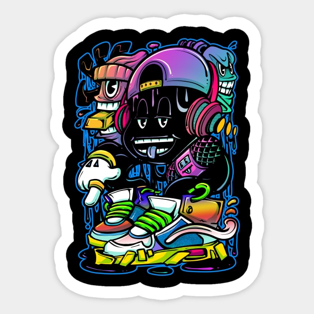 Good VIbes Sticker by XXII Designs